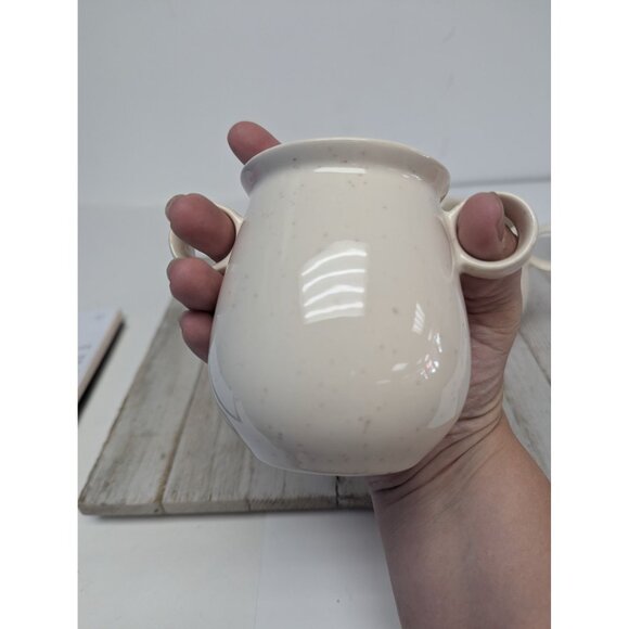 Vintage Set of Vernonware Metlox Heavenly Days Sugar Dish Creamer with Lid MCM - Picture 11 of 12